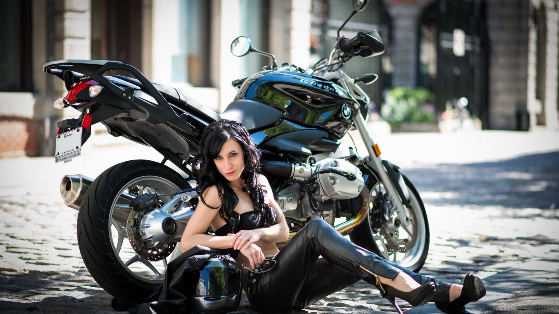 European women on bikes in Joinville