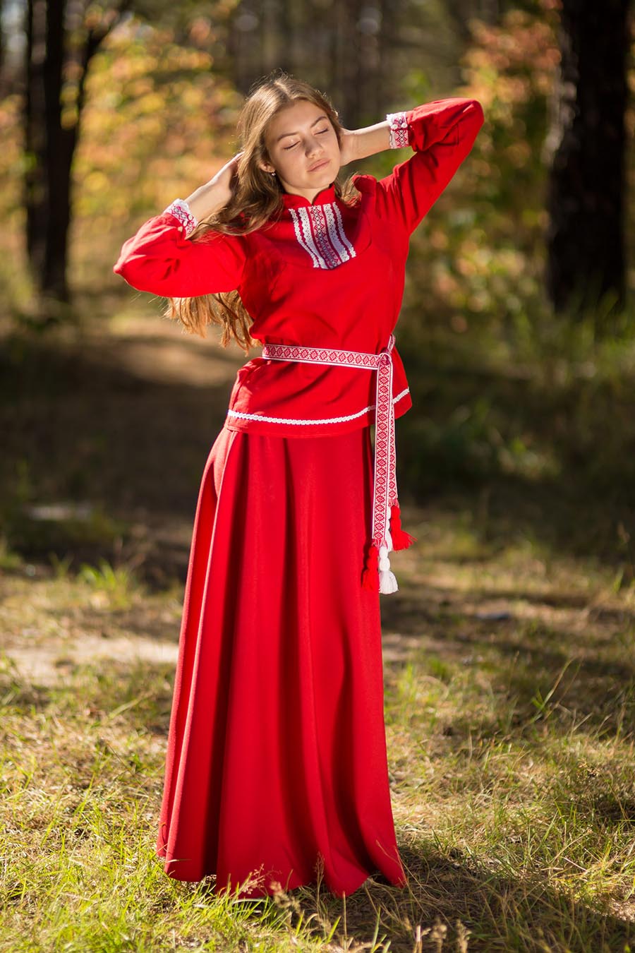 Underwear Women in Slavic costumes in Joinville