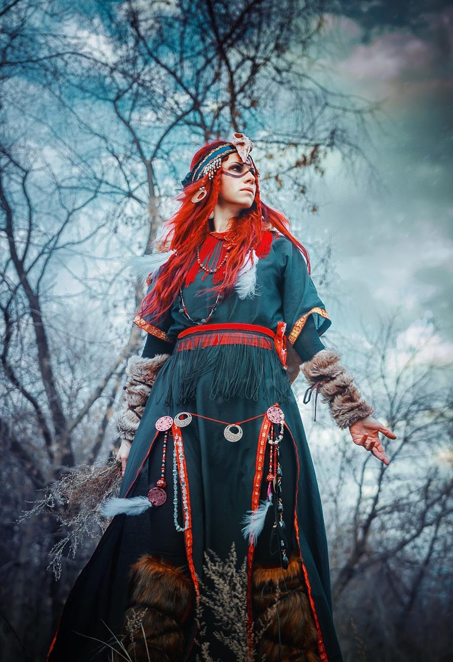 Girls in Slavic costumes underwear in Joinville