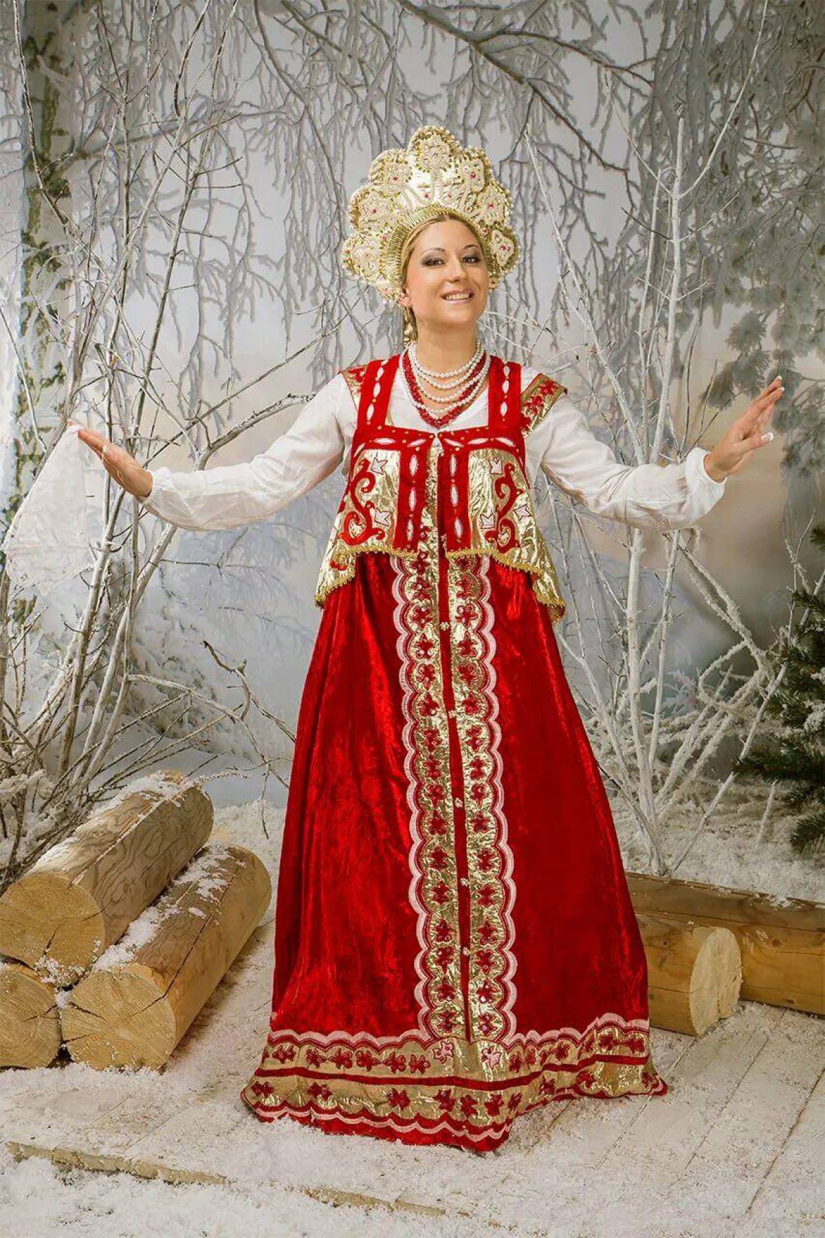 Girls in Slavic costumes in Joinville